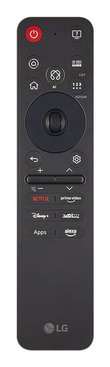 LG MR25GA.AEU fjernbetjening TV Trykknapper/hjul, Stemme