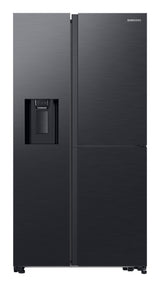 Samsung RH64DG53R3B1 side-by-side køle-fryseskab Fritstående 628 L Sort, Rustfrit stål