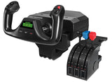 Logitech G G Saitek Pro Flight Yoke System Sort USB Flysimulator Analog/digital PC