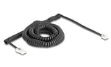 DeLOCK 88482 telefonkabel 10 m Sort