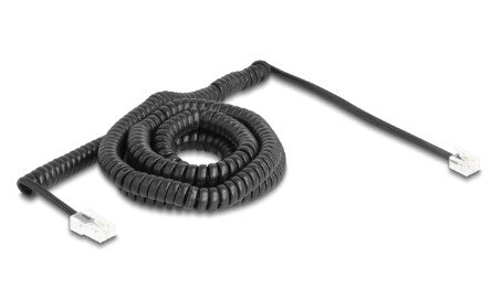 DeLOCK 88482 telefonkabel 10 m Sort