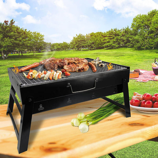 Maestro MR-1010 barbecue & grill Ildsted Trækul + brænde Sort