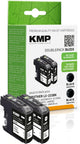 KMP B62DX blækpatron 2 stk Kompatibel Sort