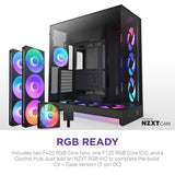 NZXT H9 Flow RGB+ Midi Tower Sort
