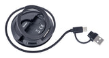 TROIKA CHW15 Smartphone Sort USB Trådløs opladning Hurtig opladning Indendørs