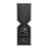 TP-Link Archer BE800 trådløs router Multi-Gigabit Ethernet Tri-band (2,4 GHz/5 GHz/6 GHz) Sort, Rustfrit stål