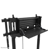 Neomounts FL55-975BL1 multimedie vogn & stand Sort Fladt panel Multimedie kurv/trolley