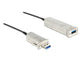 DeLOCK 20m USB3.0-A + USB Micro-B/USB3.0-A USB-kabel USB 3.2 Gen 1 (3.1 Gen 1) USB A USB A/Micro-USB B 5 Gbit/sek. Sort, Sølv