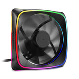 Sharkoon RGB SHARK Lights Computerkabinet Ventilator 12 cm Sort