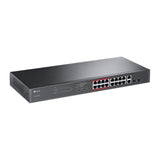 TP-Link TL-SL1218MP netværksswitch Ikke administreret Fast Ethernet (10/100) Strøm over Ethernet (PoE) Sort