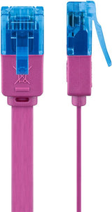 Goobay 96320 netværkskabel Magenta 2 m Cat6a U/UTP (UTP)