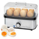 ProfiCook PC-EK 1275 8 æg 400 W Sort, Rustfrit stål