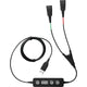 Jabra 265-09 tilbehør til hovedtelefon/headset Kabel
