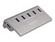 DeLOCK 64182 interface hub USB 3.2 Gen 2 (3.1 Gen 2) Type-A 10 Mbit/s Grå