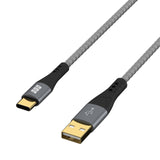 EFB Elektronik USB-AC-00001 USB-kabel USB 2.0 0,5 m USB A USB C 0,48 Gbit/sek. 60 W Sort, Grå
