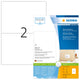 HERMA 8691 adresse- og postetiket Hvid
