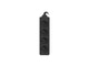 Lanberg PS0-04E-0100-IEC-BK stikdåse 1 m 4 AC stikkontakt(er) Indendørs Sort