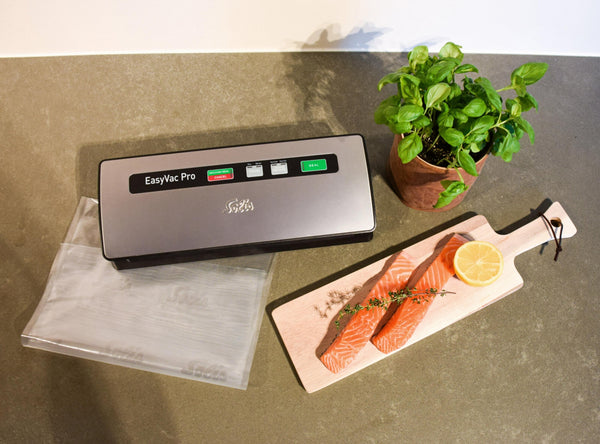 Solis EasyVac Pro Metal 569 vakuum forsegler 800 mbar Sølv