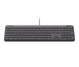 Logitech Signature Slim Wired K620 For Business tastatur Universel USB QWERTZ Tysk Grafit