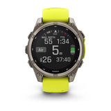 Garmin fenix 8 3,3 cm (1.3") 47 mm Digital 260 x 260 pixel Berøringsskærm Titanium Wi-Fi GPS (satellit)