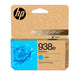HP Original 938e EvoMore blækpatron, cyan