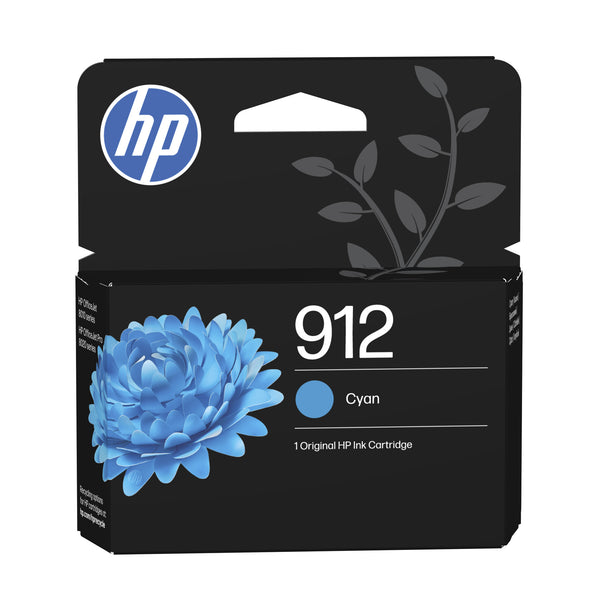 HP 912 Original Ink-blækpatron, cyan