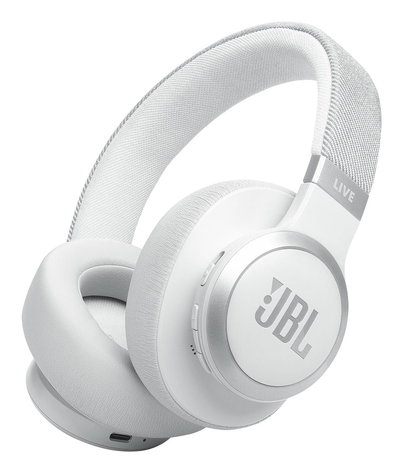 JBL Live 770NC Headset Trådløs Opkald/musik Bluetooth Hvid