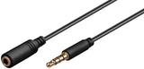 Goobay 62476 lydkabel 0,5 m 3.5mm Sort