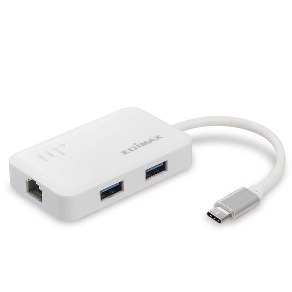 Edimax EU-4308 dockingstation USB 3.2 Gen 1 (3.1 Gen 1) Type-C Hvid