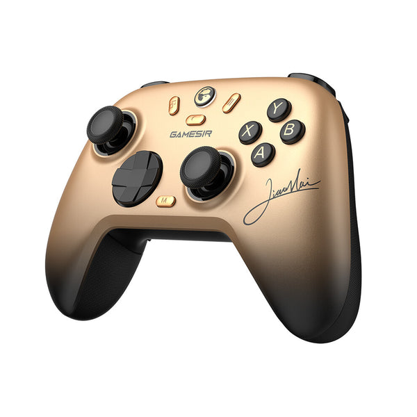 GameSir Nova 2 Lite Champion Edition Bronze, Sort Bluetooth/RF/USB Gamepad Analog/digital PC, Android, Nintendo Switch, iOS
