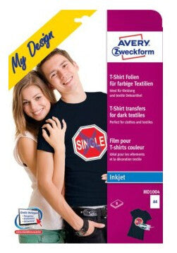 Avery MD1004 printfilm Inkjet A4 (210×297 mm) Flerfarvet 8 ark
