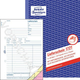 Avery 1721 regnskabsblanket og -bog A5 40 Sider