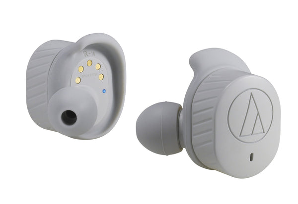 Audio-Technica ATH-SPORT7TW Headset Trådløs I ørerne Sport Micro-USB Bluetooth Grå