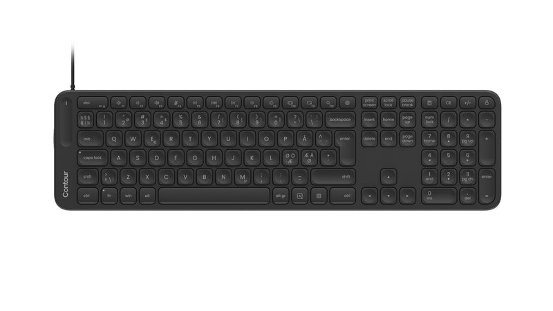 Contour Design Contour Balance Full-Size Keyboard Wired Pan Nordic Layout