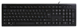 Deltaco Tastatur, nordisk layout, USB, 1,1m kabel, sort