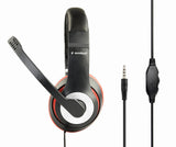 Gembird MHS-03-BKRD hovedtelefoner/headset Ledningsført Spil Sort, Rød
