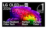 LG OLED77G67LW 195,6 cm (77") 4K Ultra HD Smart TV Wi-Fi Sort