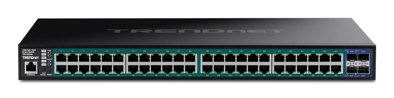 Trendnet TPE-3524S netværksswitch Administreret Gigabit Ethernet (10/100/1000) Strøm over Ethernet (PoE) Sort