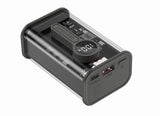 Gembird PB09-TQC3-01 powerbank Lithium polymer (LiPo) 9000 mAh Sort, Transparent