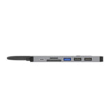 UNITEK uHUB S7+ Ledningsført USB 3.2 Gen 1 (3.1 Gen 1) Type-C Grå