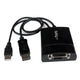 StarTech.com DP2DVID2 videokabel adapter 0,37 m DisplayPort DVI-D Sort
