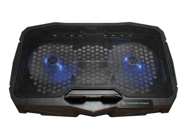 Conceptronic THANA07B køling til laptop 43,2 cm (17") Sort