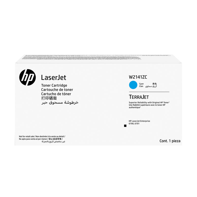 HP W2141ZC original Contract LaserJet-tonerpatron, cyan