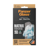 PanzerGlass ® ECO MATRIX Skærmbeskyttelse med D3O® iPhone 15 Plus | Ultra-Wide Fit m. AlignerKit