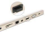 DeLOCK 64029 dækning af sokkel HDMI A Sort 10 stk