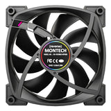 Montech RX120 PWM Computerkabinet Ventilator 12 cm Sort 1 stk