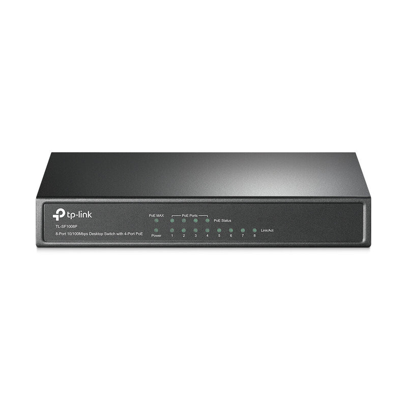 TP-Link TL-SF1008P netværksswitch Ikke administreret Fast Ethernet (10/100) Strøm over Ethernet (PoE) Oliven
