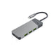 Green Cell HUBGC01 interface hub USB Type-C 5000 Mbit/s Sølv