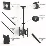 Multibrackets 5477 skærmbeslag til skiltning 139,7 cm (55") Sort
