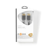 Nedis CCBW37014AT20 DisplayPort kabel 2 m Anthracit, Grå